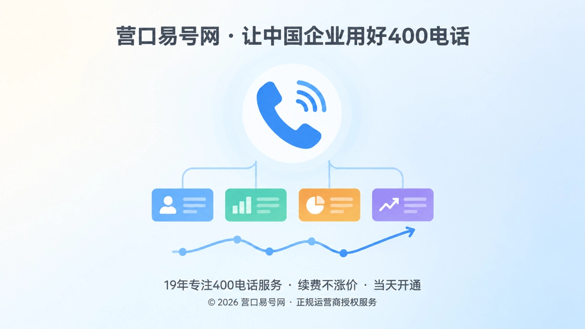 中央电话听筒聚焦与彩色数据卡片的扁平化插画