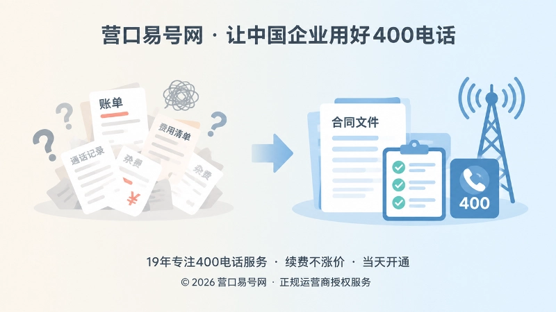 400电话套餐正规落地与可复核方案对比式配图